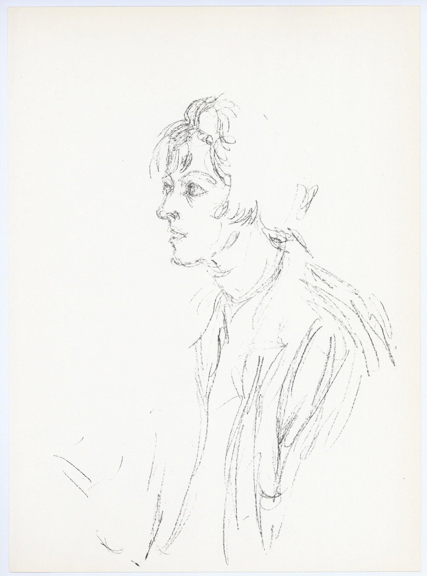 Alberto Giacometti, Composition, Derrire Le Miroir, Lithograph