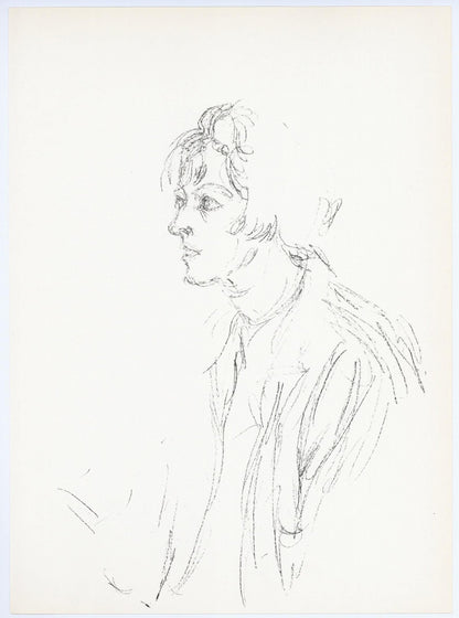 Alberto Giacometti, Composition, Derrire Le Miroir, Lithograph