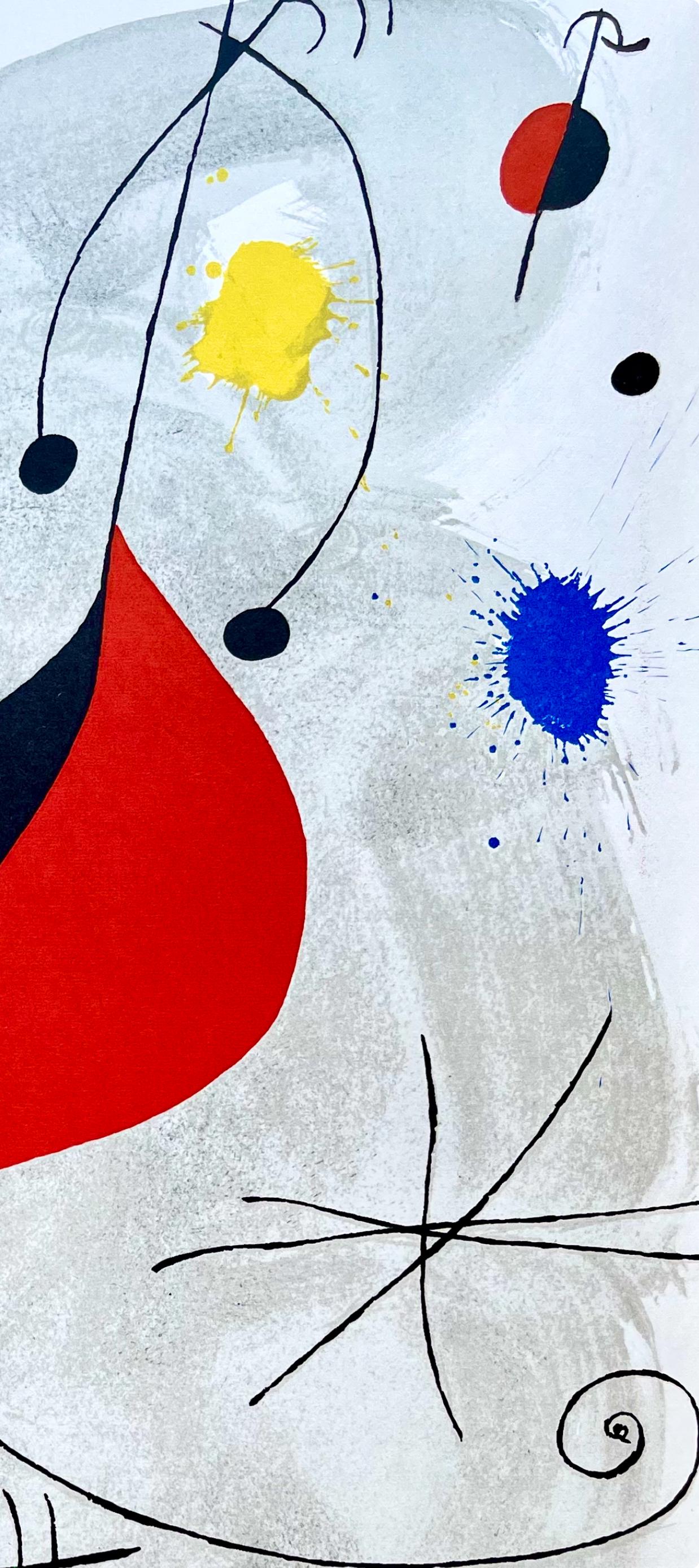 Joan Mir, Composition (Cramer 89), Derrire Le Miroir, Lithograph