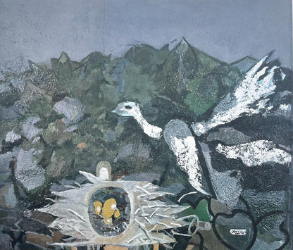 Georges Braque, Le Nid Dans Le Feuillage, Lhommage Georges Braque, Derrire Le Miroir, Lithograph