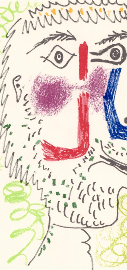 Pablo Picasso, Composition, Le Got Du Bonheur (Cramer 148; Bloch 2013), Mixed Media Lithograph