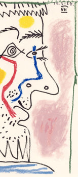 Pablo Picasso, Composition, Le Got Du Bonheur (Cramer 148; Bloch 2013), Mixed Media Lithograph