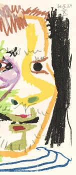 Pablo Picasso, Composition, Le Got Du Bonheur (Cramer 148; Bloch 2013), Mixed Media Lithograph