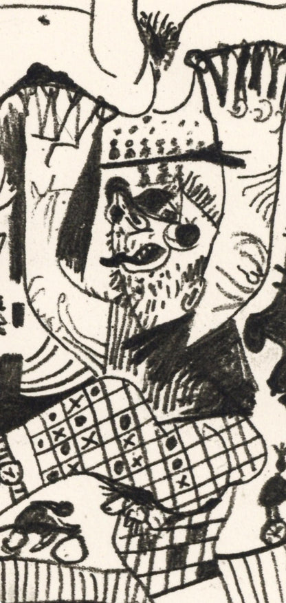 Pablo Picasso, Composition, Le Got Du Bonheur (Cramer 148; Bloch 2013), Mixed Media Lithograph