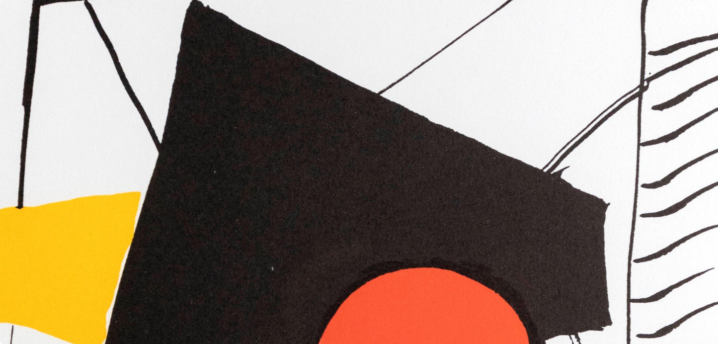 Alexander Calder, Composition, Derrire Le Miroir, Lithograph