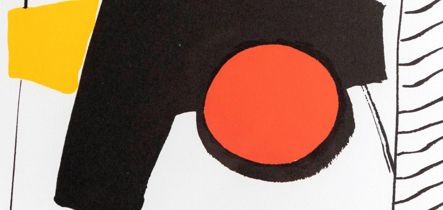 Alexander Calder, Composition, Derrire Le Miroir, Lithograph