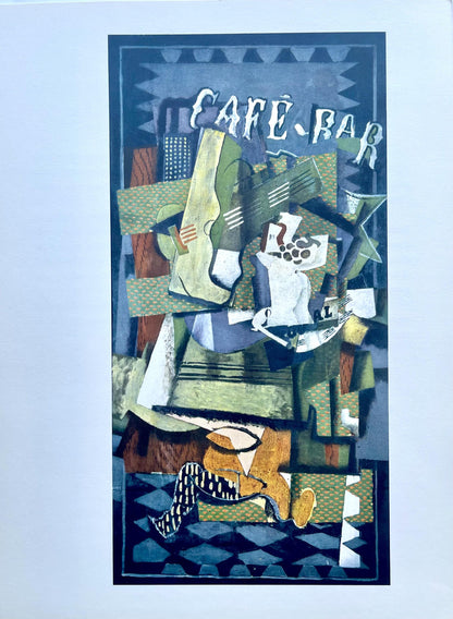 Georges Braque, Caf-Bar, Lhommage Georges Braque, Derrire Le Miroir, Lithograph