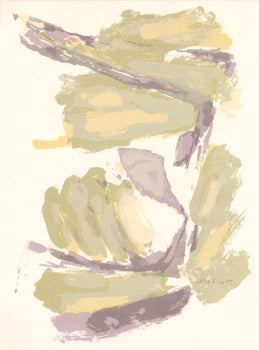 Pierre Pallut, Composition, Lhommage Georges Braque, Derrire Le Miroir, Lithograph