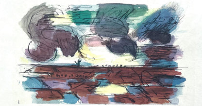 Jean Bazaine, Composition, Derrire Le Miroir, Lithograph