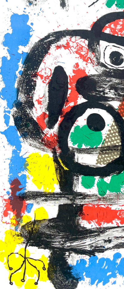 Joan Mir, Composition (Cramer 70; Mourlot 316), Derrire Le Miroir, Lithograph