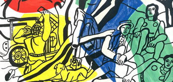 Fernand Lger, La Partie De Campagne, Derrire Le Miroir, Lithograph