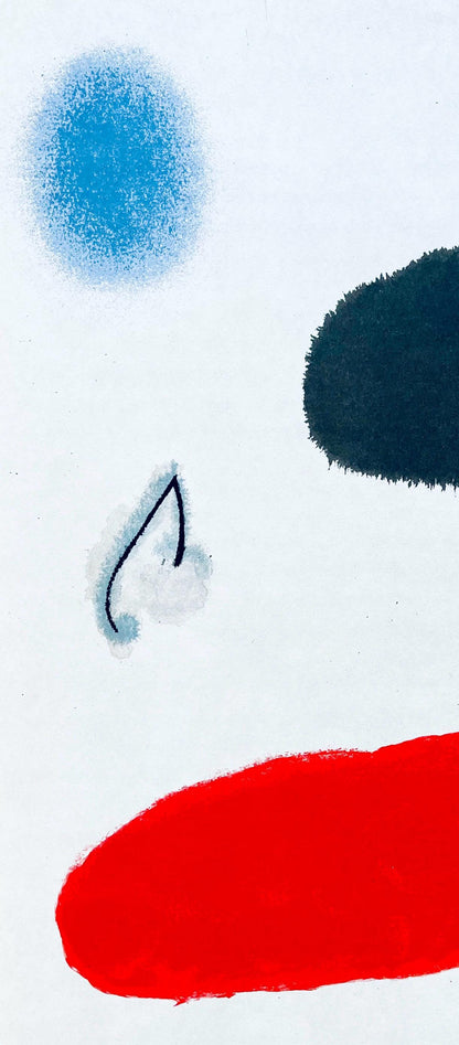 Joan Mir, Composition, Derrire Le Miroir, Lithograph