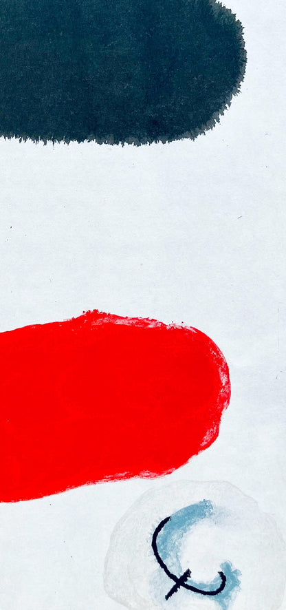 Joan Mir, Composition, Derrire Le Miroir, Lithograph