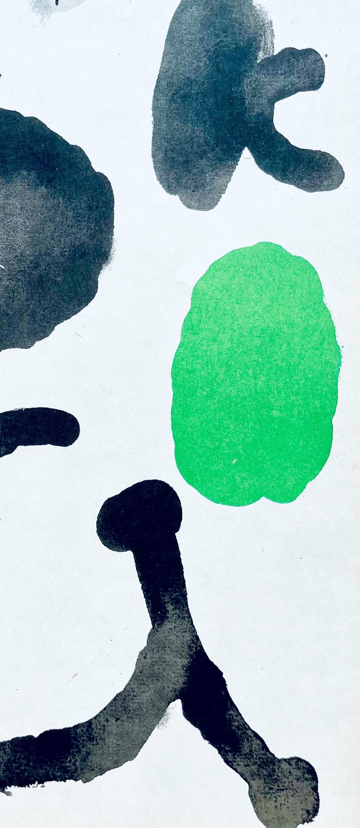 Joan Mir, Composition, Derrire Le Miroir, Lithograph