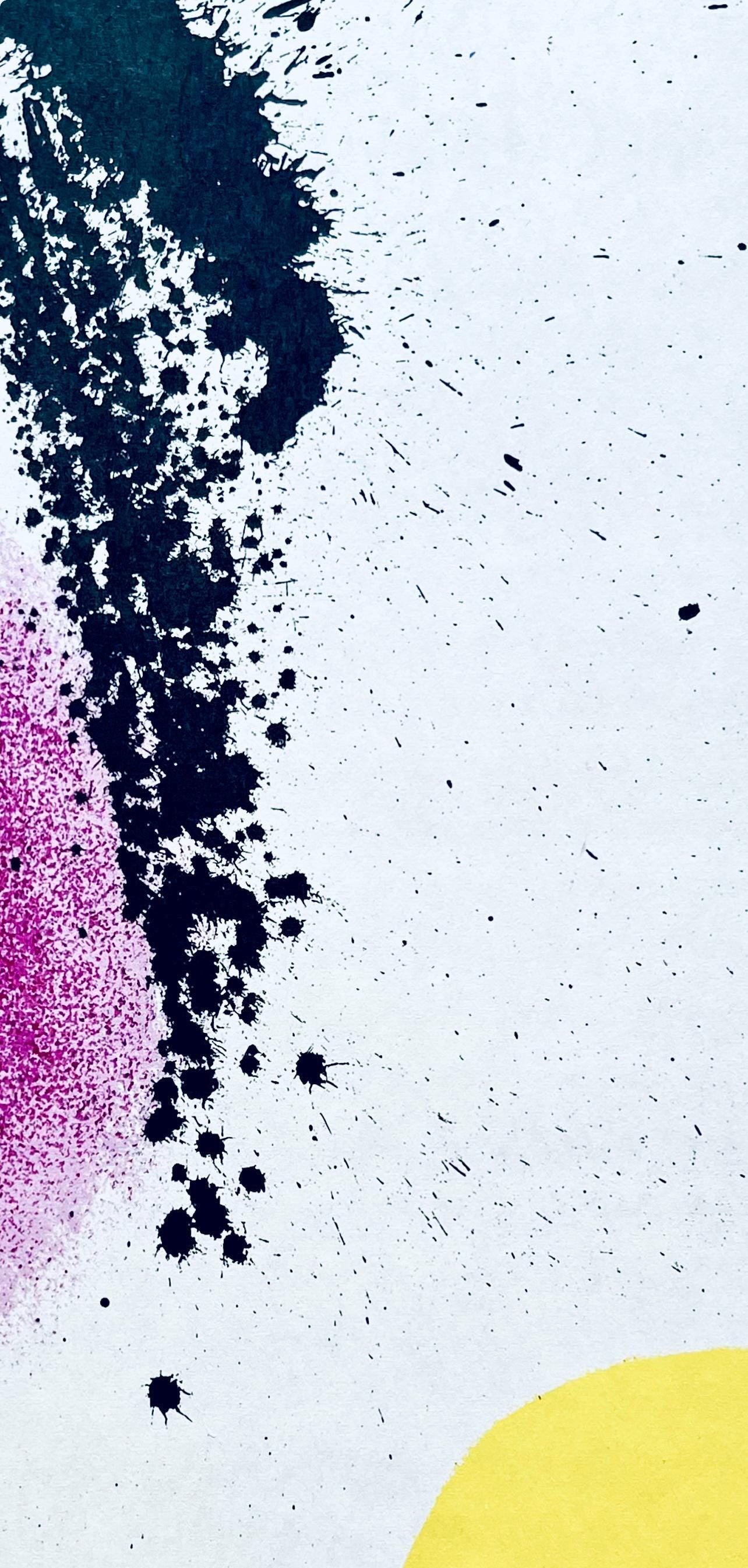 Joan Mir, Composition, Derrire Le Miroir, Lithograph