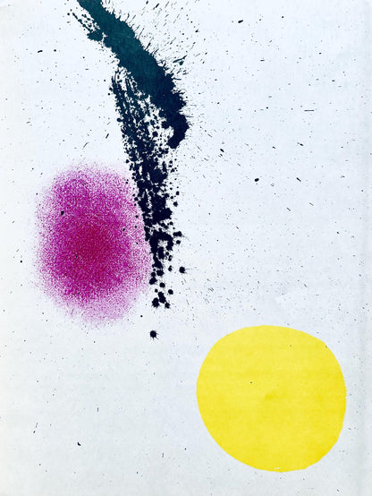 Joan Mir, Composition, Derrire Le Miroir, Lithograph