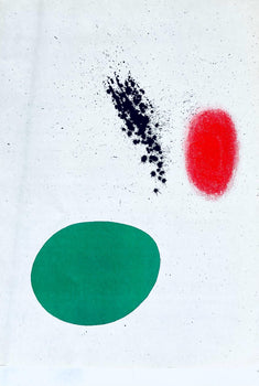 Joan Mir, Composition, Derrire Le Miroir, Lithograph