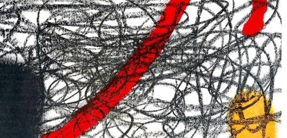 Joan Mir, Composition, Derrire Le Miroir, Lithograph