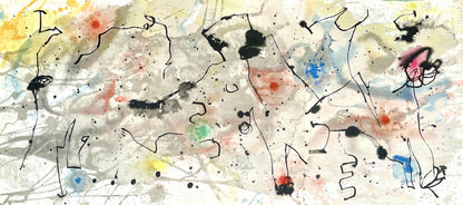 Joan Mir, Composition, Derrire Le Miroir, Lithograph