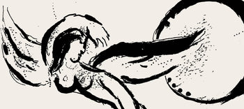 Marc Chagall, Composition (Cramer 33), Derrire Le Miroir, Lithograph