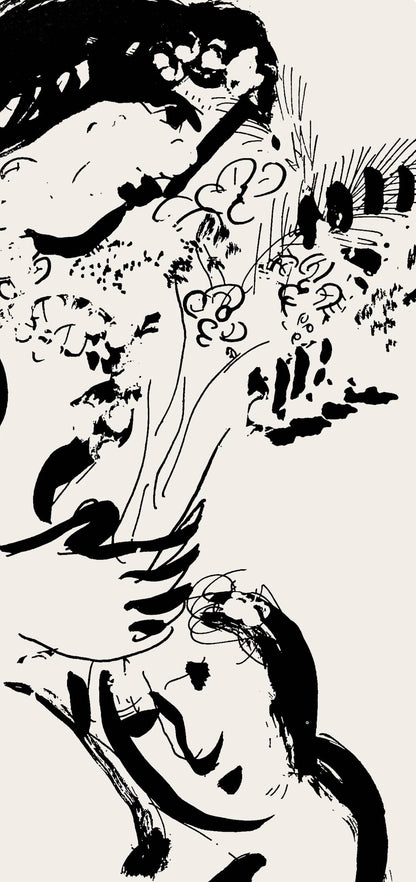 Marc Chagall, Composition (Cramer 33), Derrire Le Miroir, Lithograph