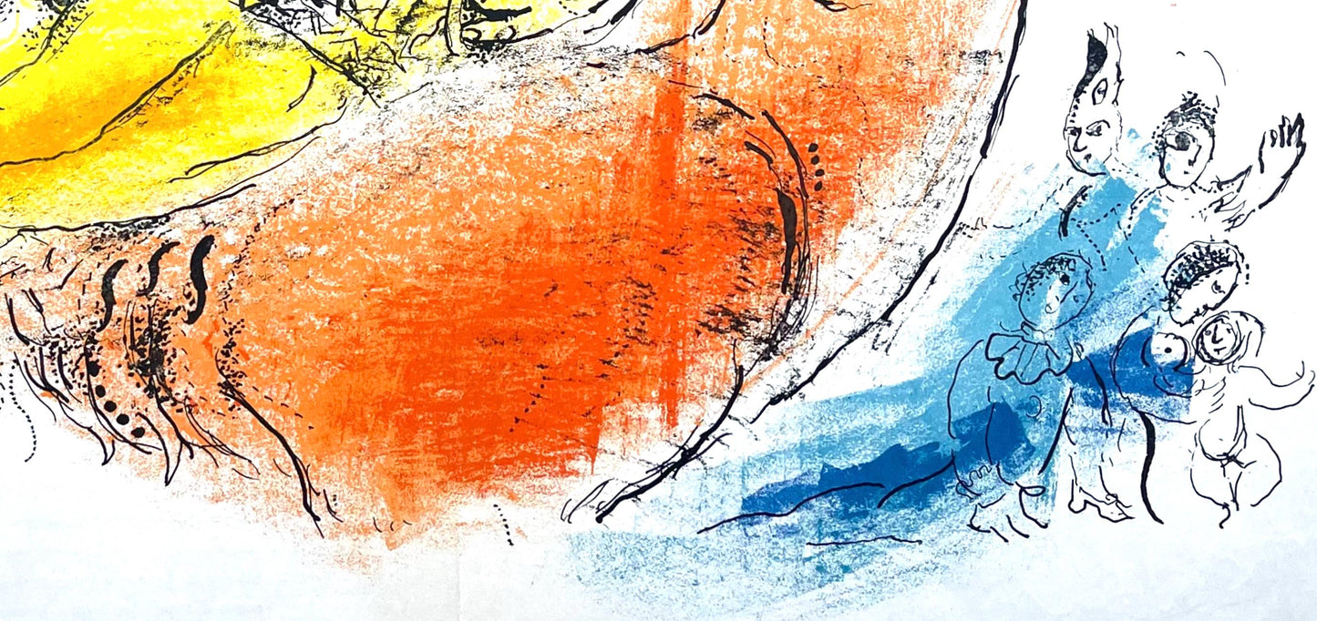 Marc Chagall, Composition (Cramer 33; Mourlot 204), Derrire Le Miroir, Lithograph