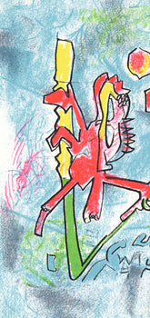 Roberto Matta, Composition, Xxe Sicle, Lithograph