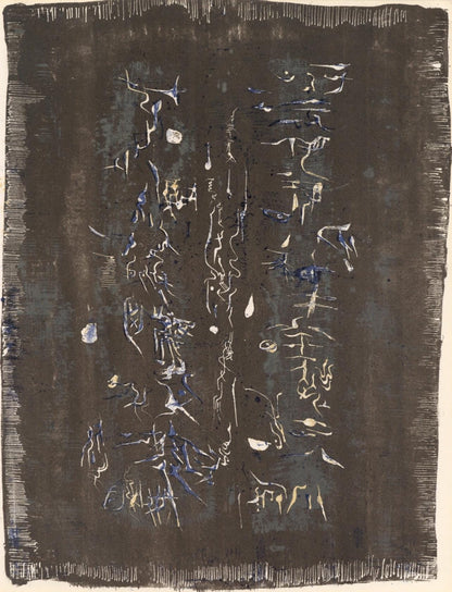 Zao Wou-Ki ???, Composition, Xxe Sicle, Lithograph