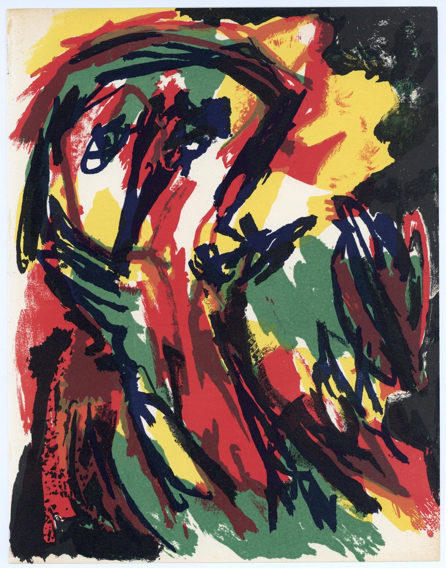 Karel Appel, Pons, Paris, Xxe Sicle, Lithograph