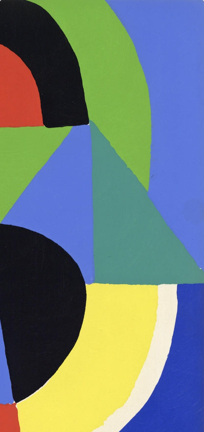 Sonia Delaunay, Composition, Xxe Sicle, Lithograph