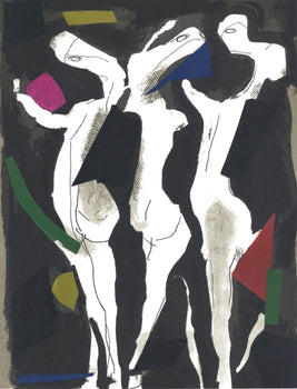 Marino Marini, Composition (Guastalla/Schulz-Hoffman, L-R), Xxe Sicle, Lithograph