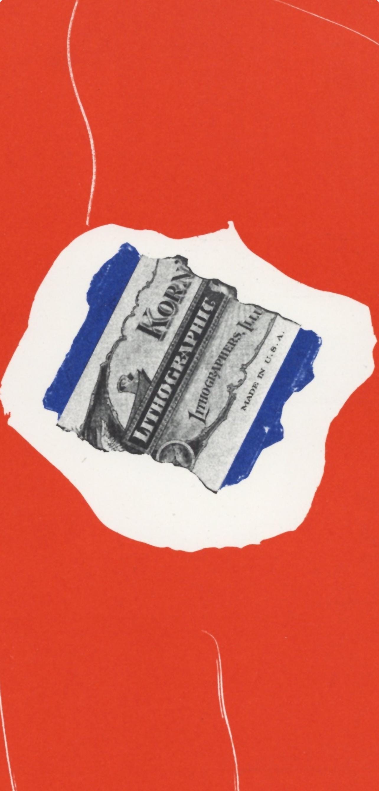 Robert Motherwell, Composition (Belknap, App. 24), Xxe Sicle, Lithograph