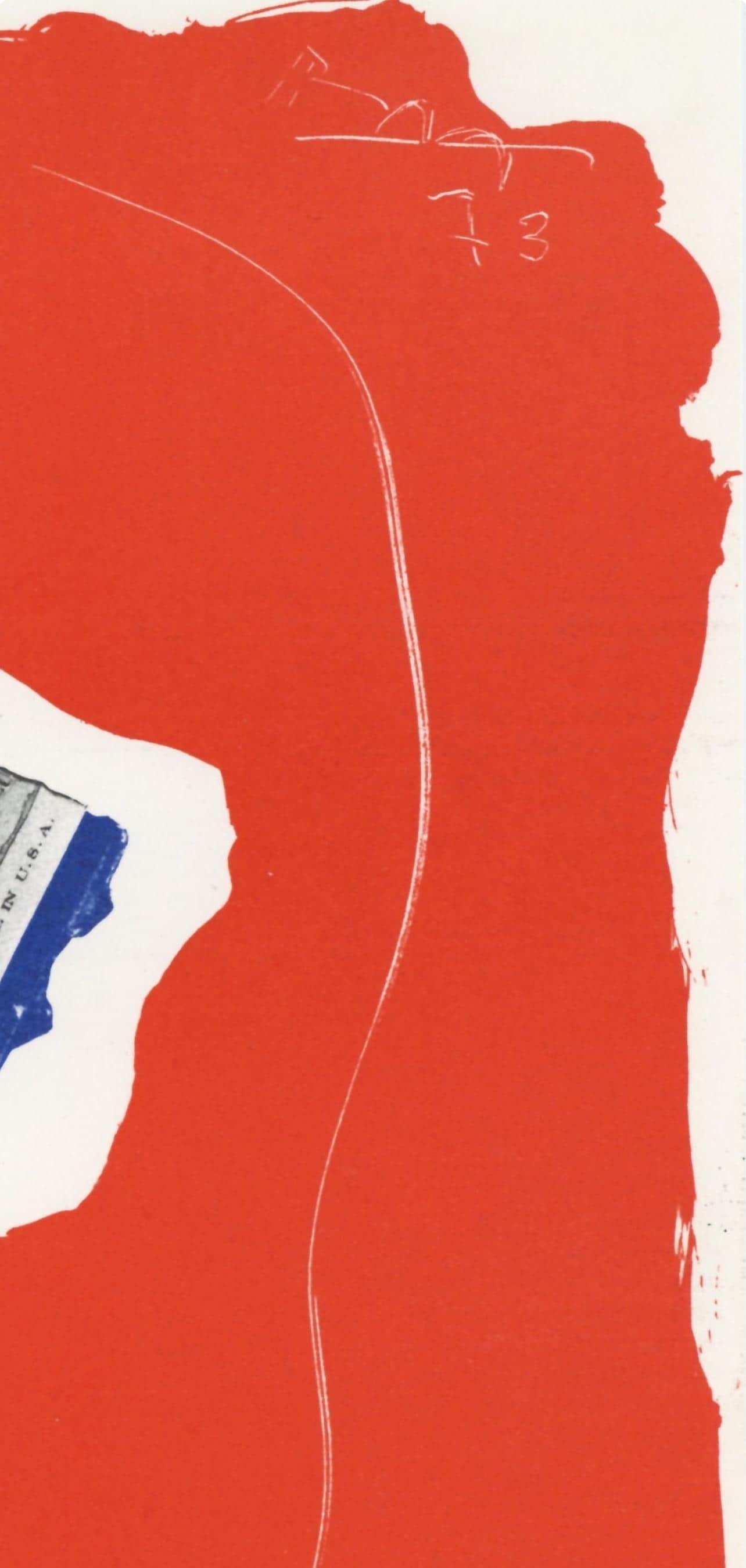Robert Motherwell, Composition (Belknap, App. 24), Xxe Sicle, Lithograph