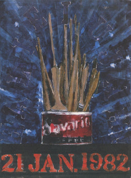 Jasper Johns, Composition, Jasper Johns, 17 Monotypes, Hliogravure