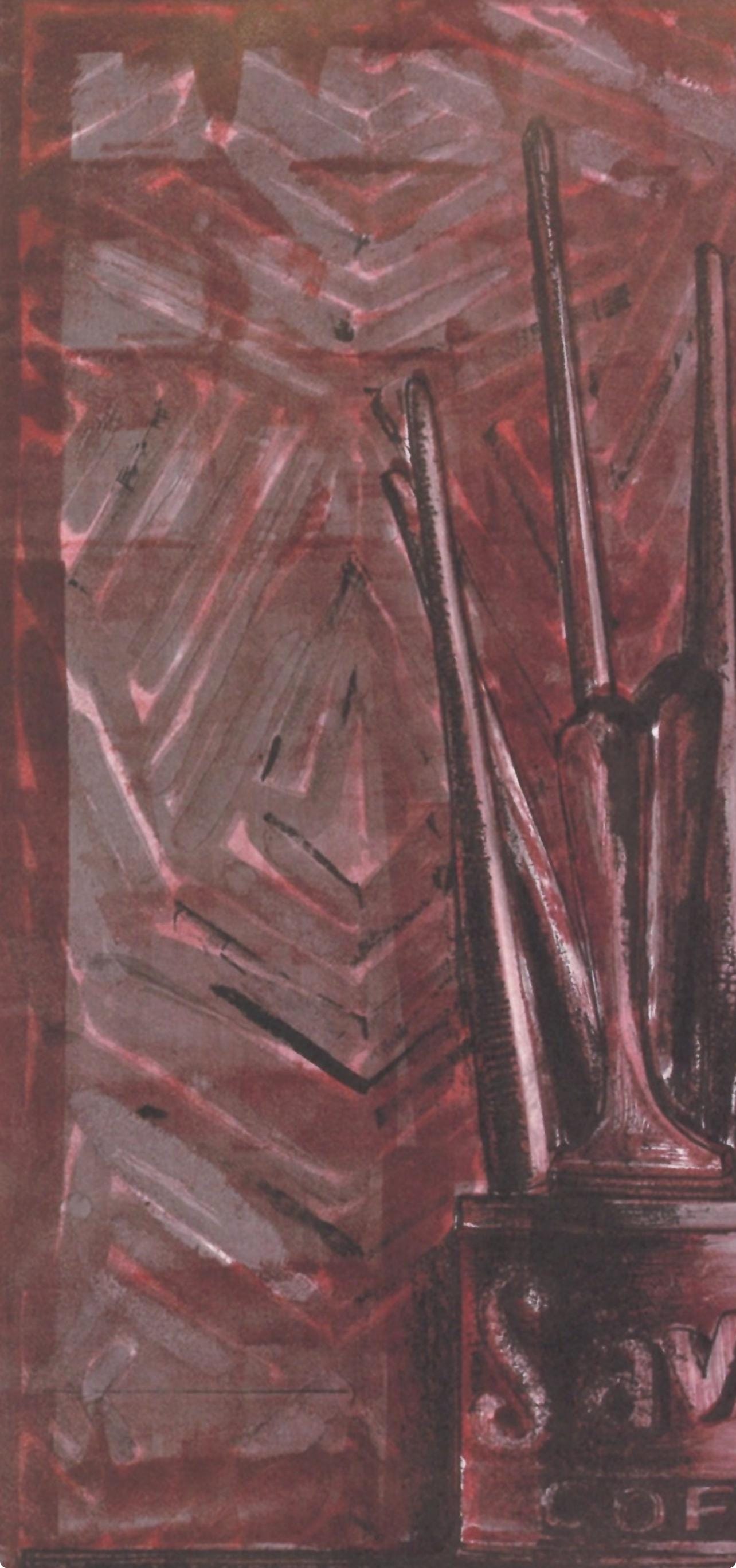 Jasper Johns, Composition, Jasper Johns, 17 Monotypes, Hliogravure