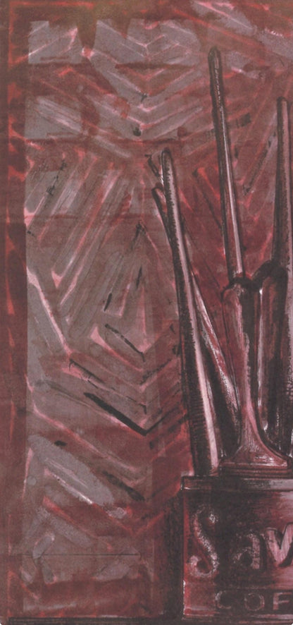 Jasper Johns, Composition, Jasper Johns, 17 Monotypes, Hliogravure