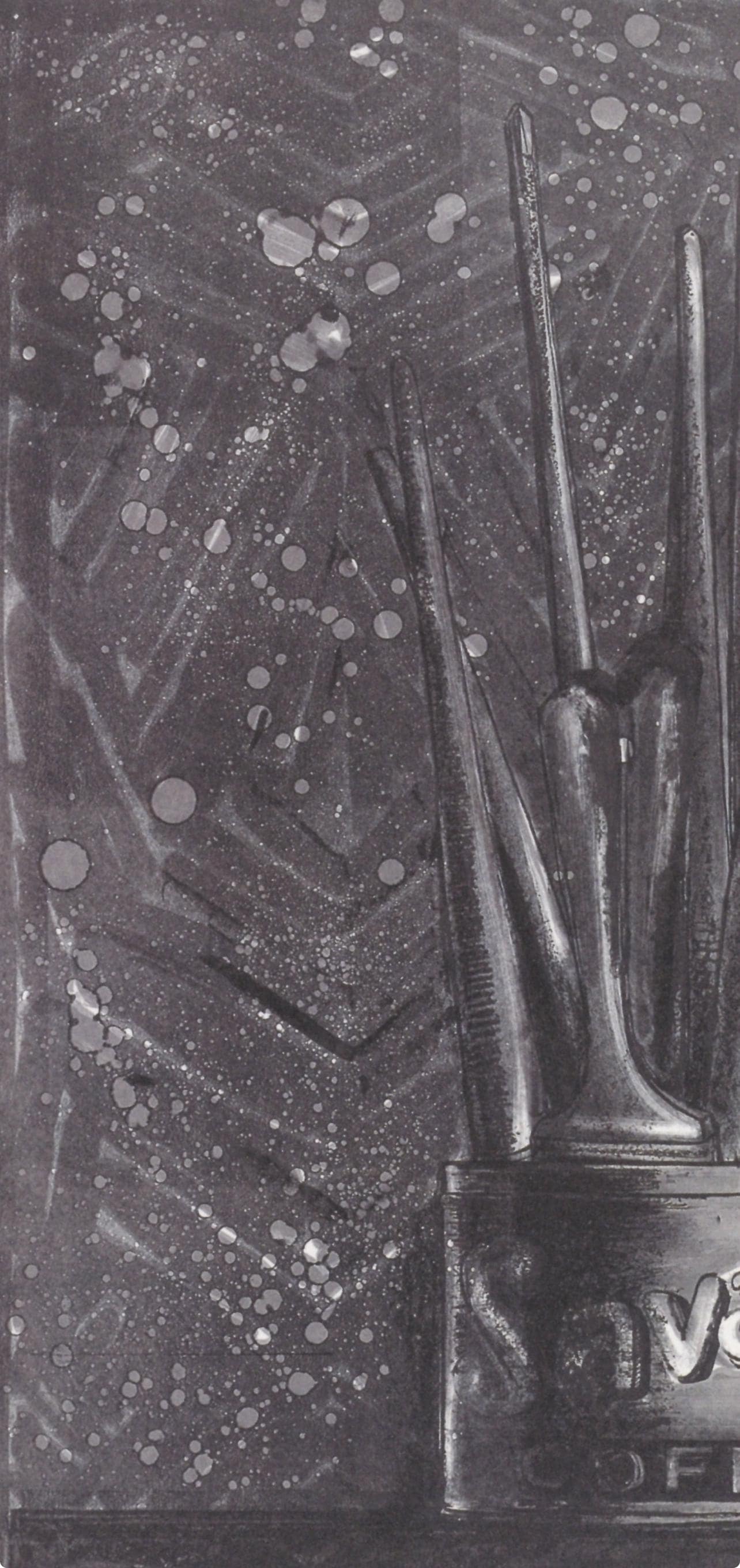 Jasper Johns, Composition, Jasper Johns, 17 Monotypes, Hliogravure