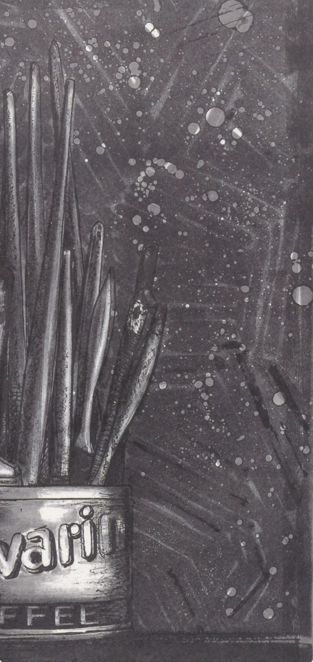 Jasper Johns, Composition, Jasper Johns, 17 Monotypes, Hliogravure