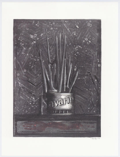 Jasper Johns, Composition, Jasper Johns, 17 Monotypes, Hliogravure