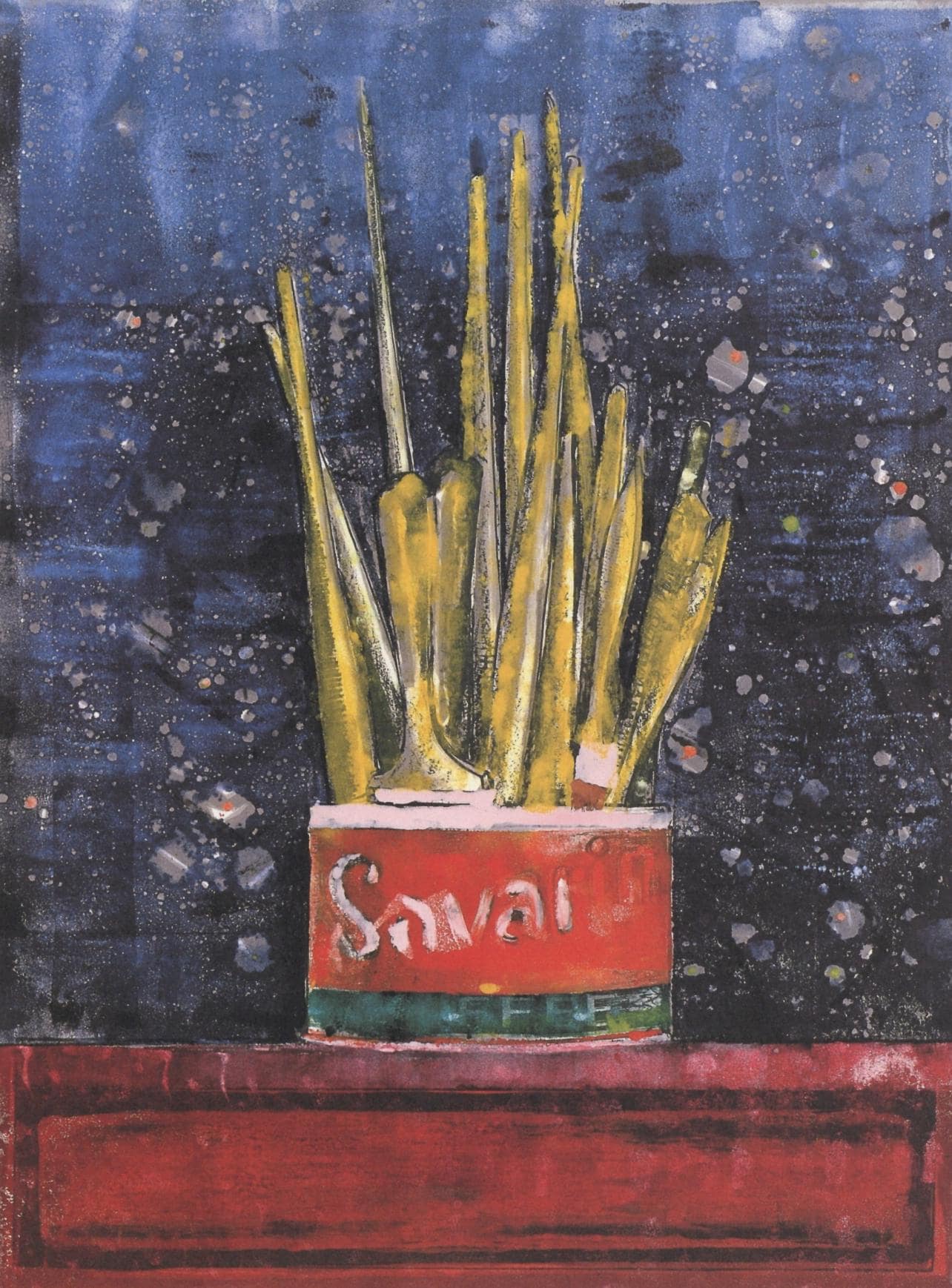 Jasper Johns, Composition, Jasper Johns, 17 Monotypes, Hliogravure