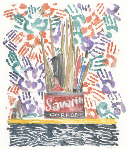 Jasper Johns, Composition, Jasper Johns, 17 Monotypes, Hliogravure