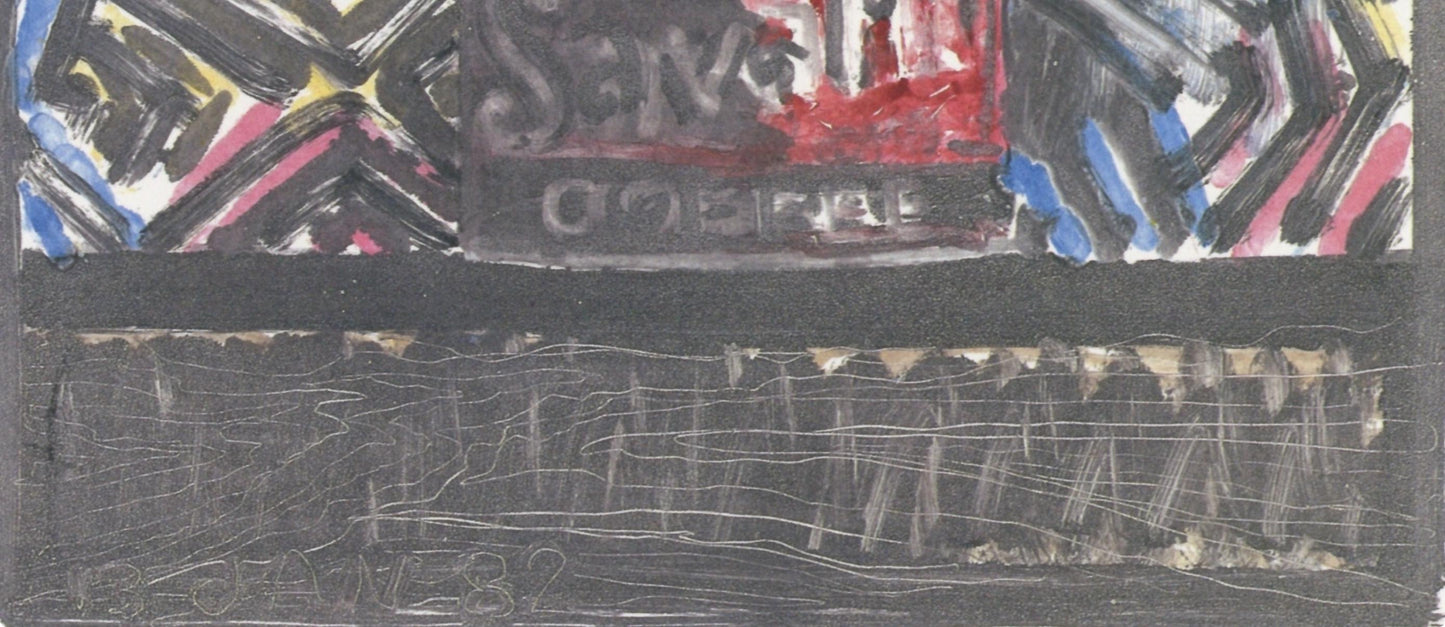 Jasper Johns, Composition, Jasper Johns, 17 Monotypes, Hliogravure