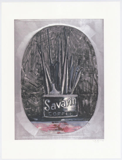 Jasper Johns, Composition, Jasper Johns, 17 Monotypes, Hliogravure