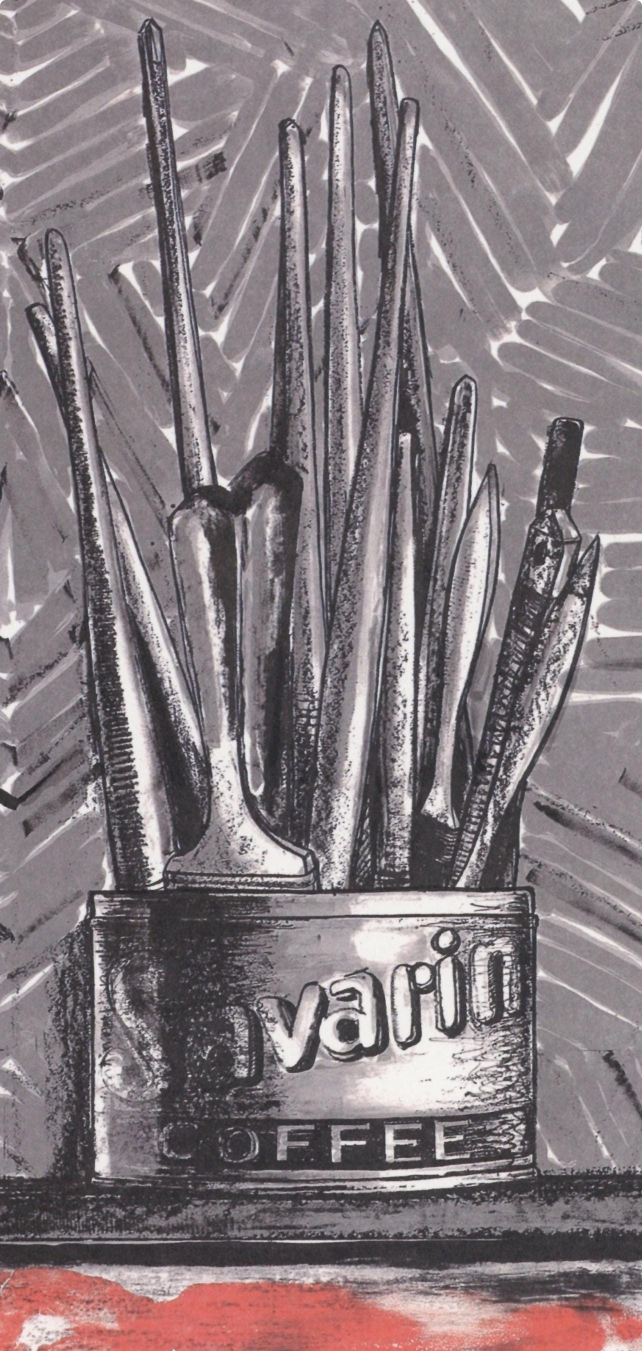 Jasper Johns, Composition, Jasper Johns, 17 Monotypes, Hliogravure