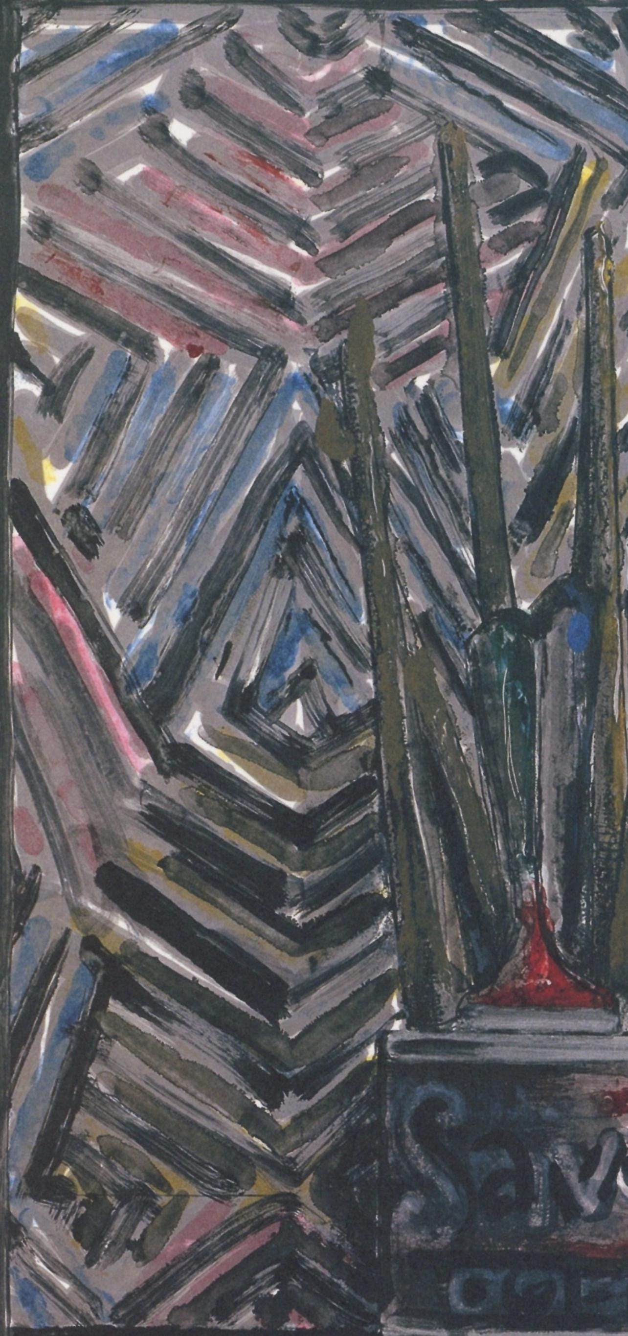 Jasper Johns, Composition, Jasper Johns, 17 Monotypes, Hliogravure