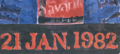 Jasper Johns, Composition, Jasper Johns, 17 Monotypes, Hliogravure