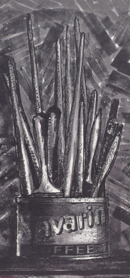Jasper Johns, Composition, Jasper Johns, 17 Monotypes, Hliogravure