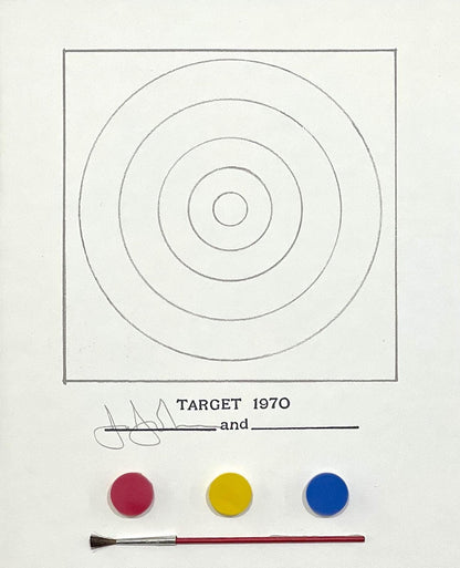 Jasper Johns, Target, Technics And Creativity: Gemini G.E.L., Mixed Media Lithograph And Collage