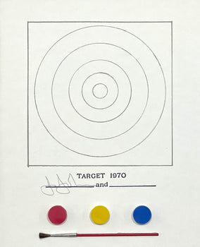 Jasper Johns, Target, Technics And Creativity: Gemini G.E.L., Mixed Media Lithograph And Collage