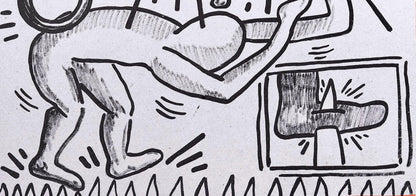Keith Haring, Composition, Against All Odds, Lithograph